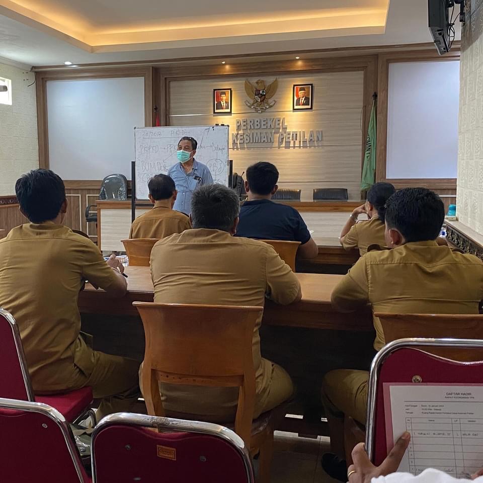 Koordinasi Penyamaan Persepsi Terkait Dengan Pengadaan Barang dan Jasa Di Desa Kesiman Petilan
