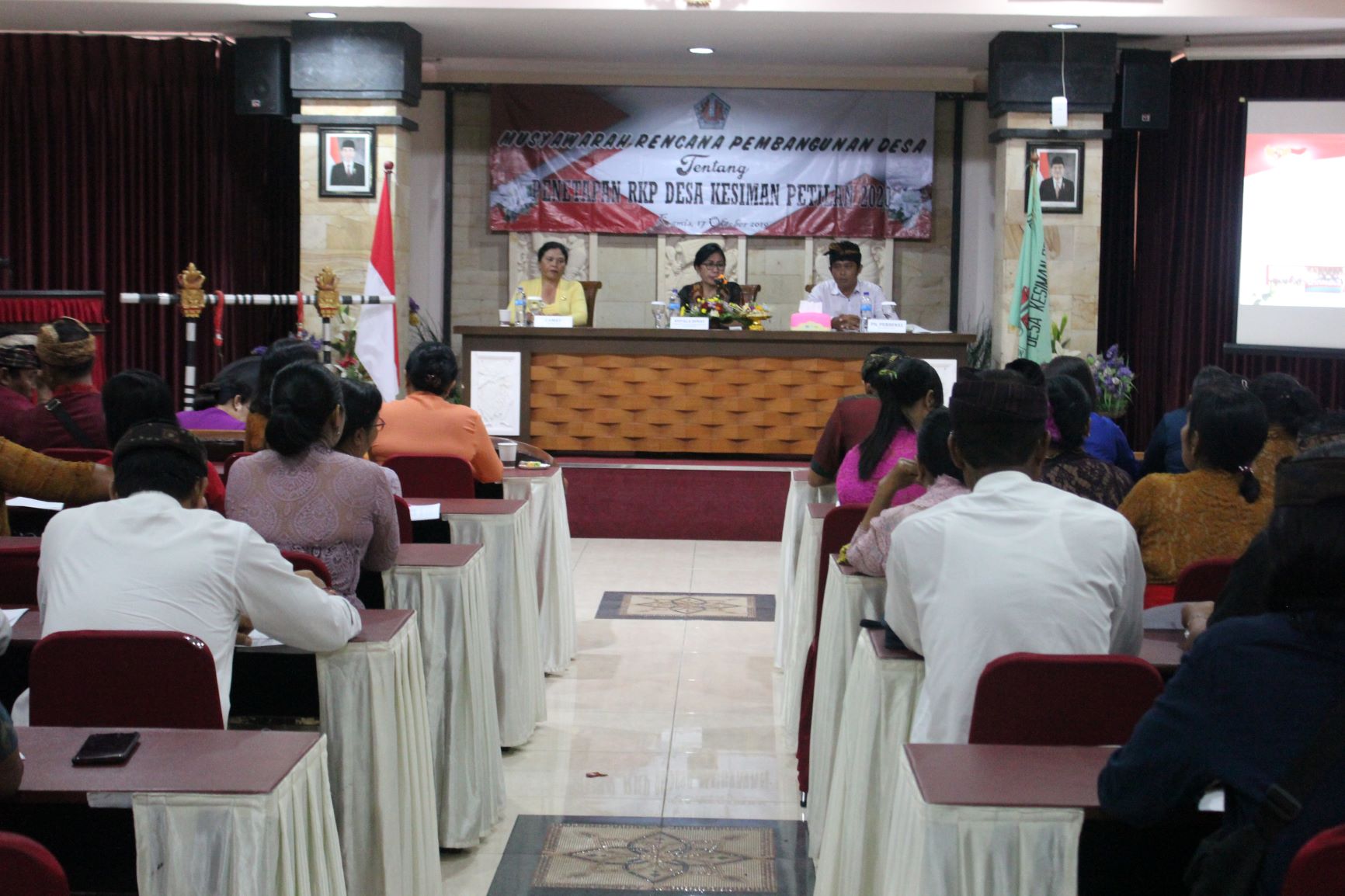 Pelaksanaan Musrenbangdes Desa Kesiman Petilan