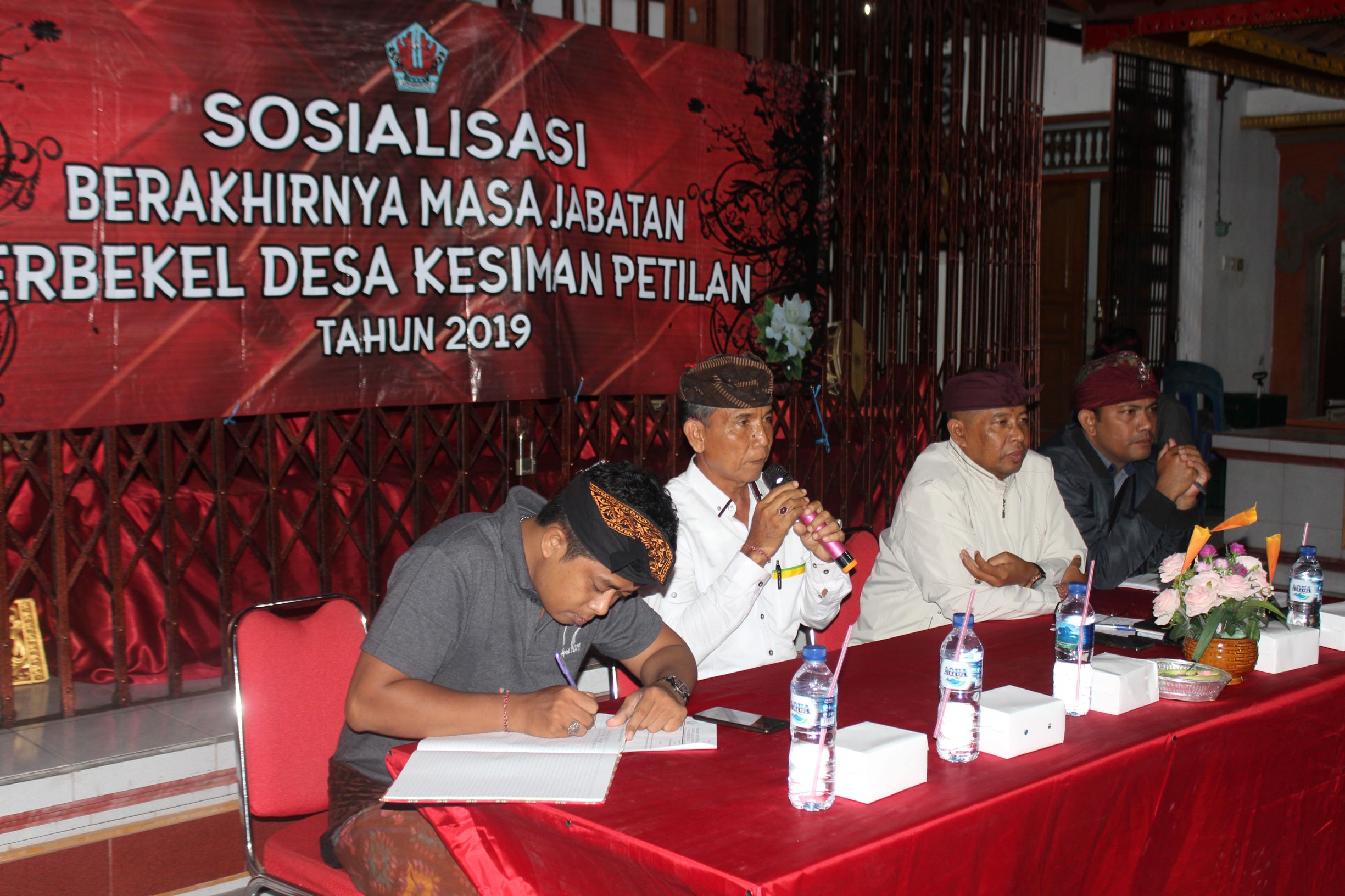 Sosialisasi Berakhirnya Masa Jabatan Perbekel Desa Kesiman Petilan